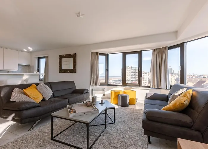 Huswell - Spacious & Modern Sea View With Garage 公寓 奥斯滕德